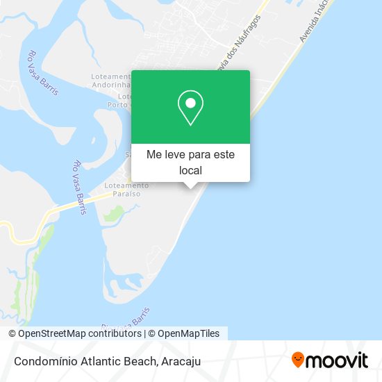 Condomínio Atlantic Beach mapa