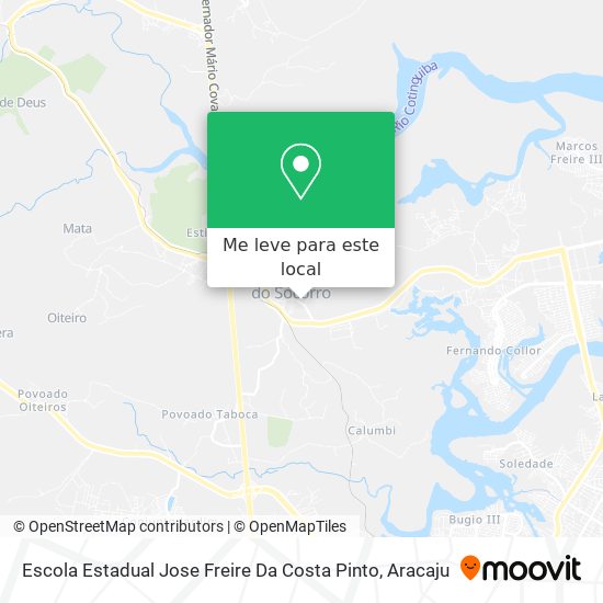 Escola Estadual Jose Freire Da Costa Pinto mapa