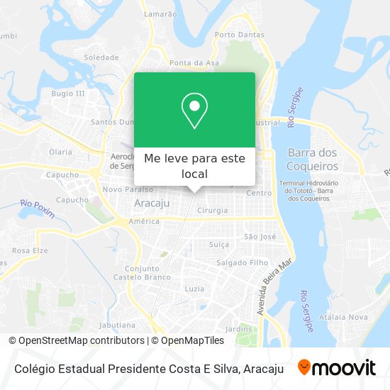 Colégio Estadual Presidente Costa E Silva mapa