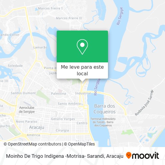 Moinho De Trigo Indígena -Motrisa- Sarandi mapa