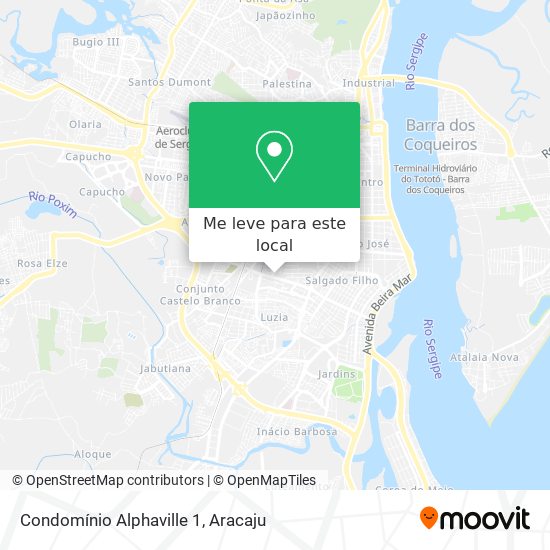 Condomínio Alphaville 1 mapa