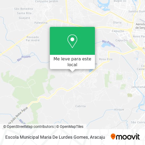 Escola Municipal Maria De Lurdes Gomes mapa