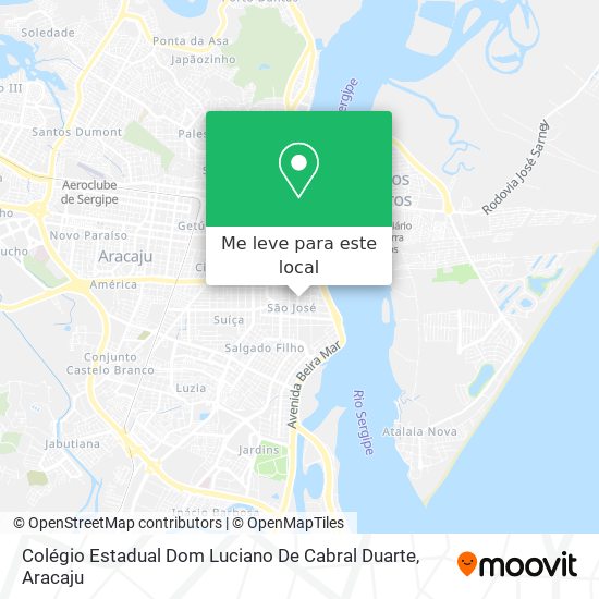 Colégio Estadual Dom Luciano De Cabral Duarte mapa