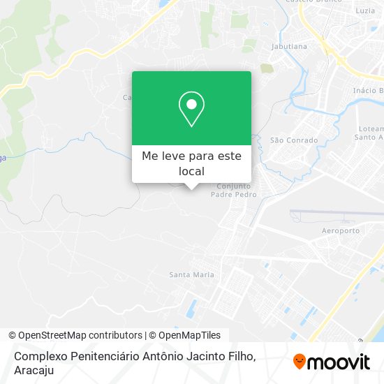 Complexo Penitenciário Antônio Jacinto Filho mapa