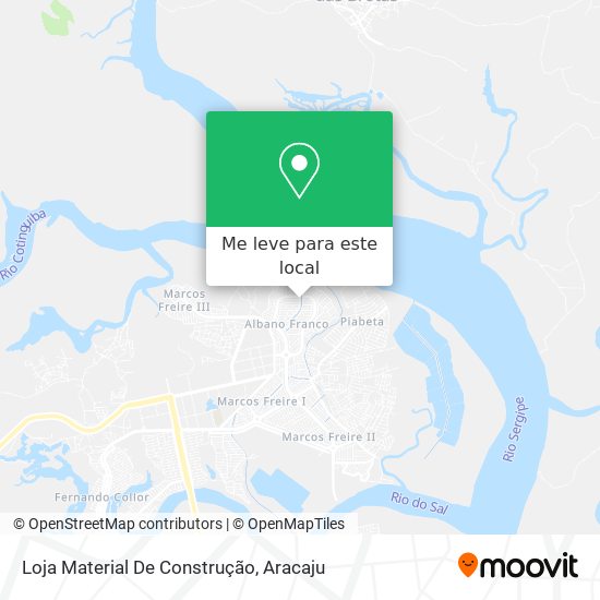 Loja Material De Construção mapa