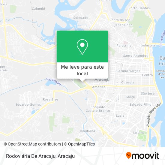 Rodoviária De Aracaju mapa