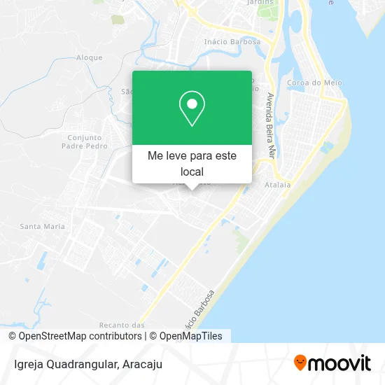 Igreja Quadrangular mapa