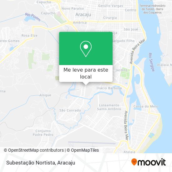 Subestação Nortista mapa