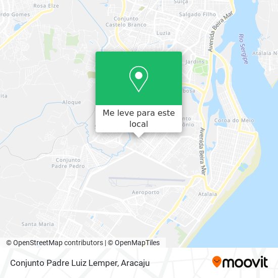 Conjunto Padre Luiz Lemper mapa