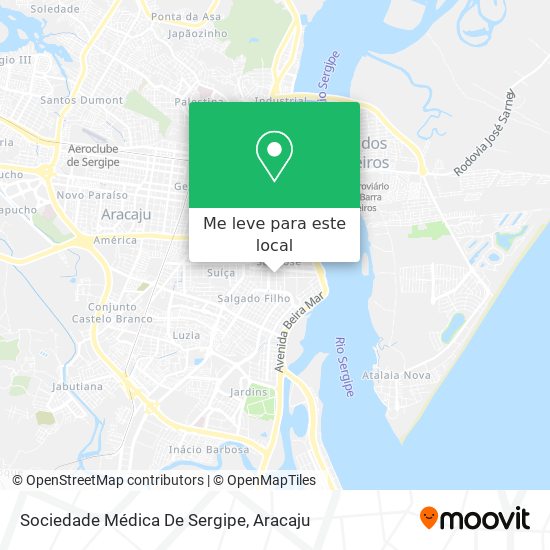 Sociedade Médica De Sergipe mapa
