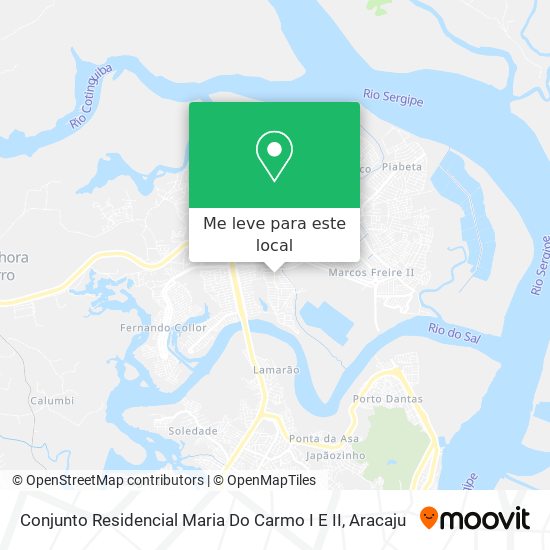 Conjunto Residencial Maria Do Carmo I E II mapa