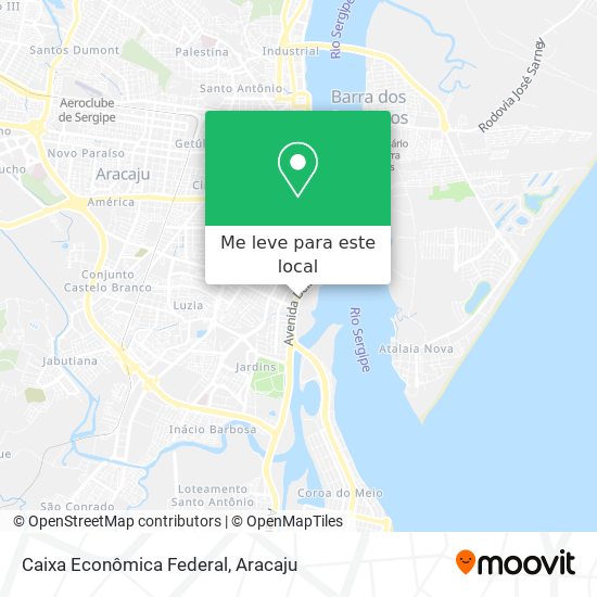 Caixa Econômica Federal mapa