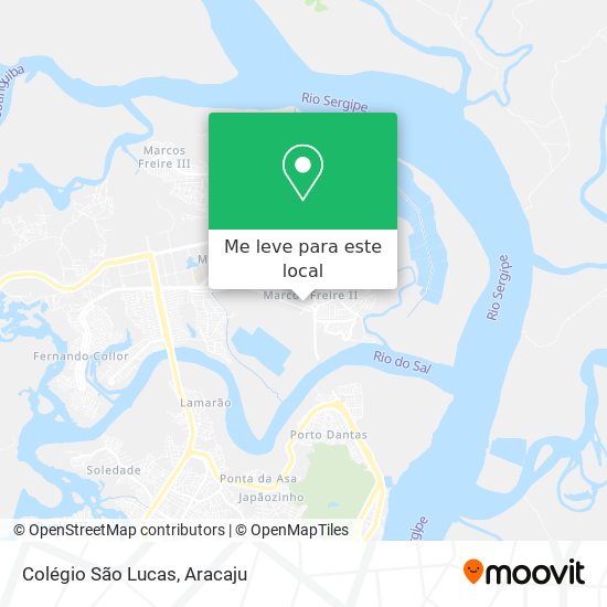 Colégio São Lucas mapa