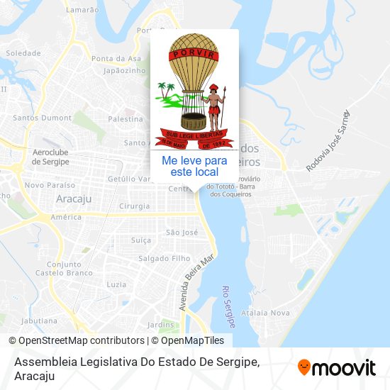 Assembleia Legislativa Do Estado De Sergipe mapa