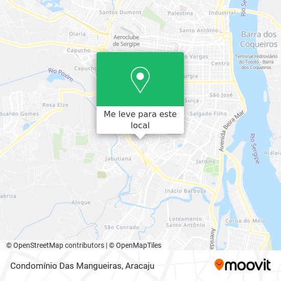 Condomínio Das Mangueiras mapa