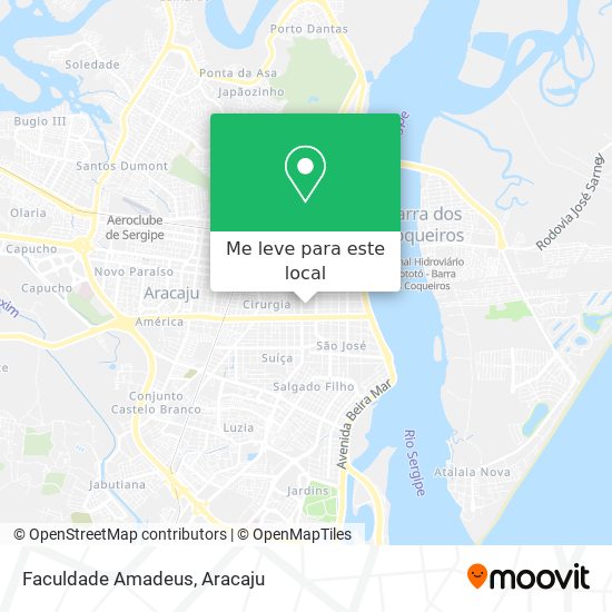 Faculdade Amadeus mapa