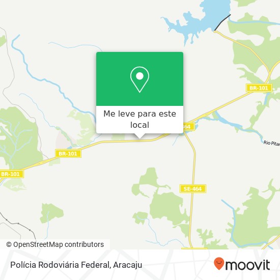 Polícia Rodoviária Federal mapa