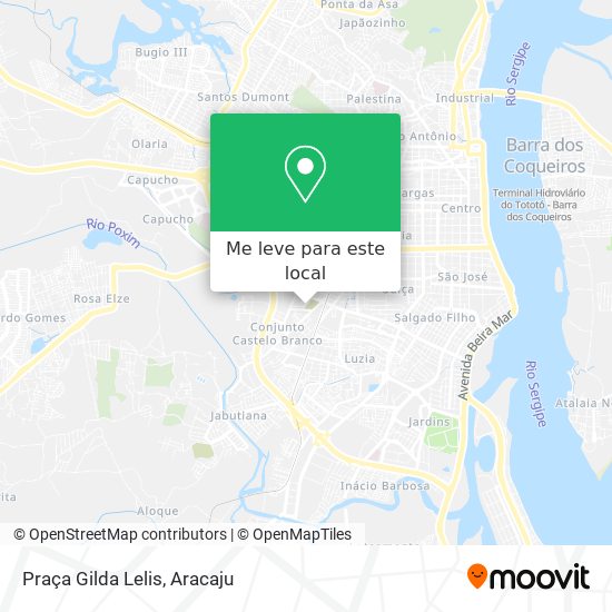 Praça Gilda Lelis mapa
