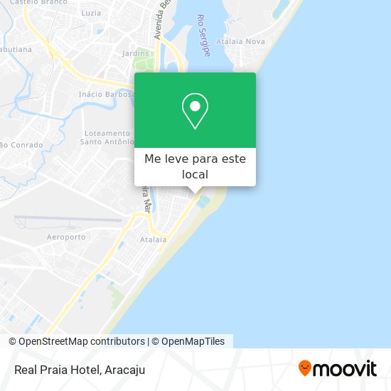 Real Praia Hotel mapa