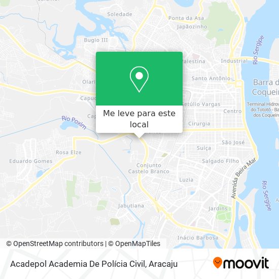 Acadepol Academia De Polícia Civil mapa