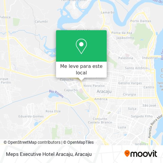 Meps Executive Hotel Aracaju mapa