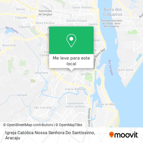 Igreja Católica Nossa Senhora Do Santíssimo mapa