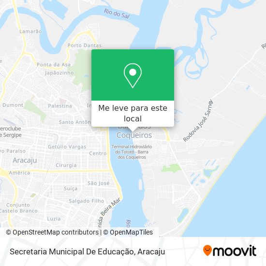 Secretaria Municipal De Educação mapa