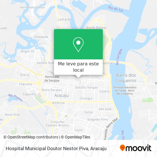 Hospital Municipal Doutor Nestor Piva mapa