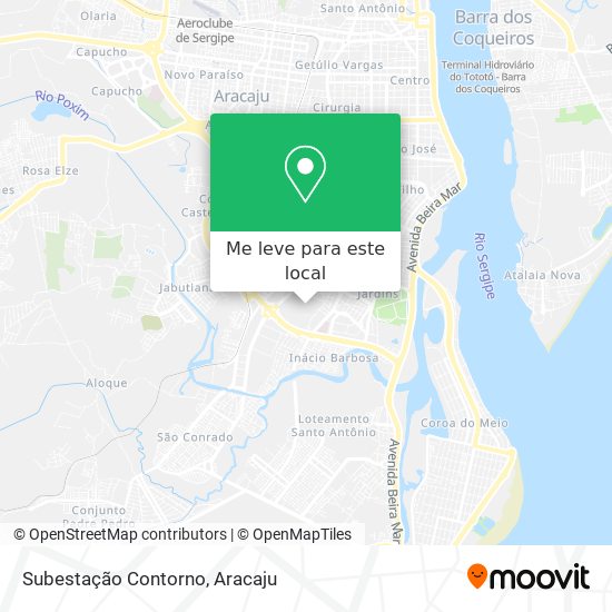 Subestação Contorno mapa