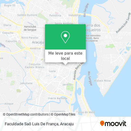 Faculdade Saõ Luís De França mapa