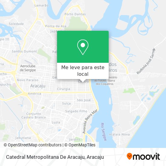 Catedral Metropolitana De Aracaju mapa