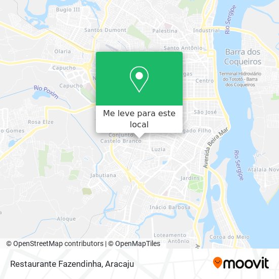 Restaurante Fazendinha mapa