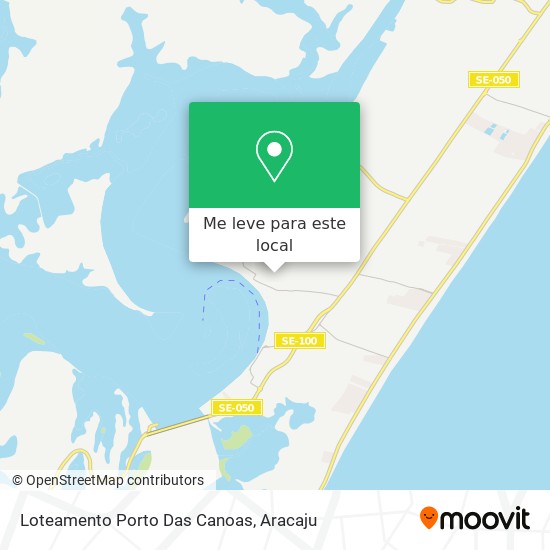 Loteamento Porto Das Canoas mapa