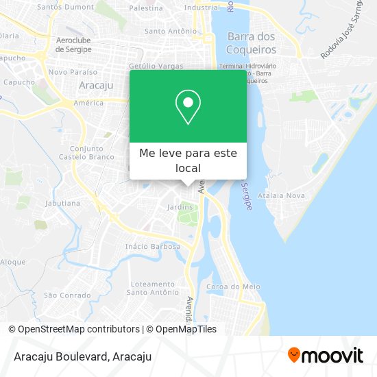 Aracaju Boulevard mapa