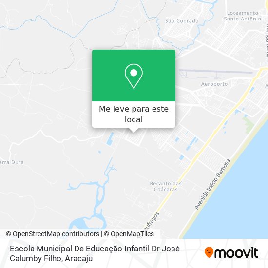 Escola Municipal De Educação Infantil Dr José Calumby Filho mapa