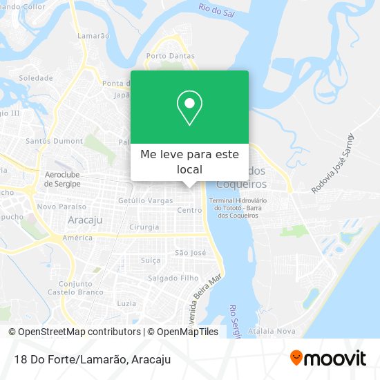 18 Do Forte/Lamarão mapa