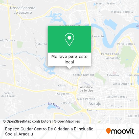 Espaço Cuidar Centro De Cidadania E Inclusão Social mapa