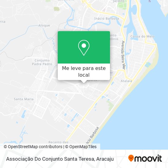 Associação Do Conjunto Santa Teresa mapa