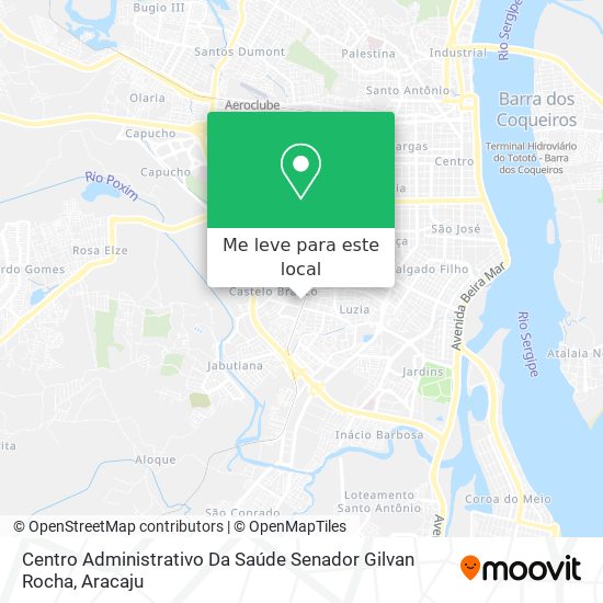 Centro Administrativo Da Saúde Senador Gilvan Rocha mapa