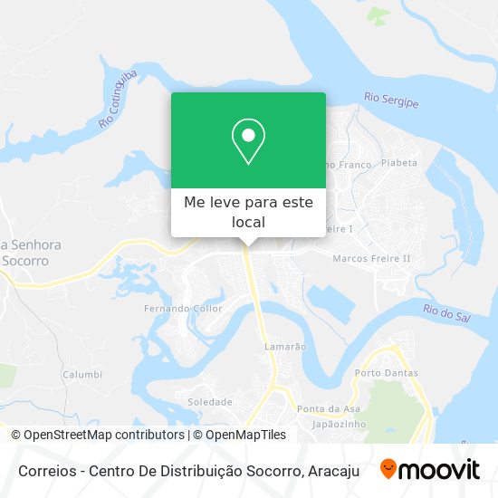 Correios - Centro De Distribuição Socorro mapa