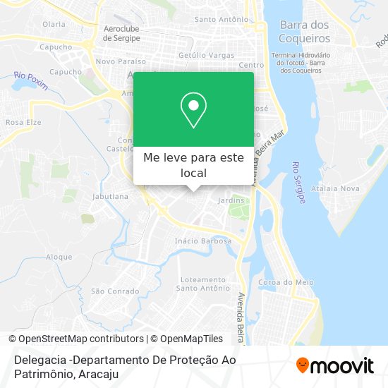 Delegacia -Departamento De Proteção Ao Patrimônio mapa
