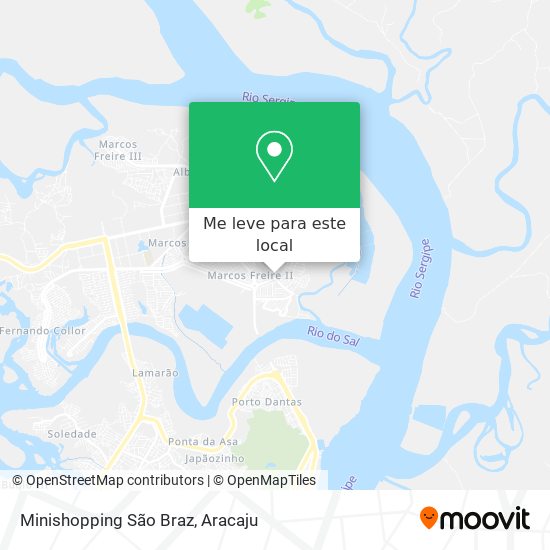 Minishopping São Braz mapa