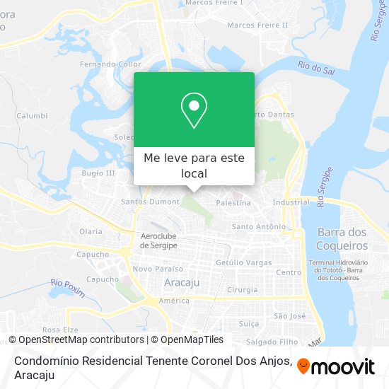 Condomínio Residencial Tenente Coronel Dos Anjos mapa