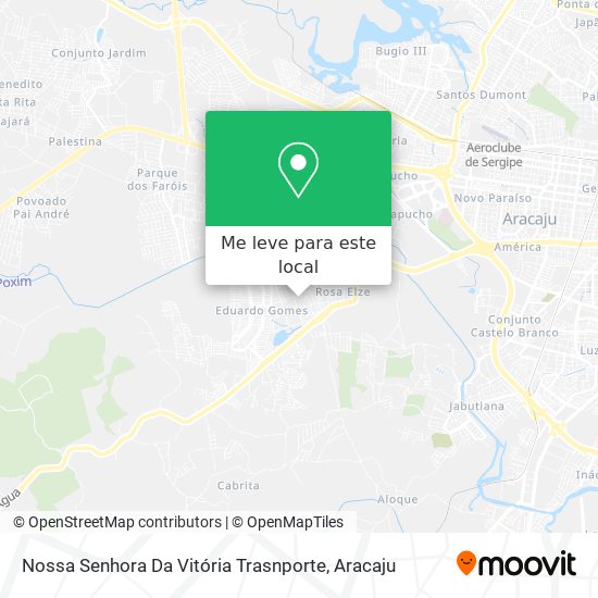 Nossa Senhora Da Vitória Trasnporte mapa