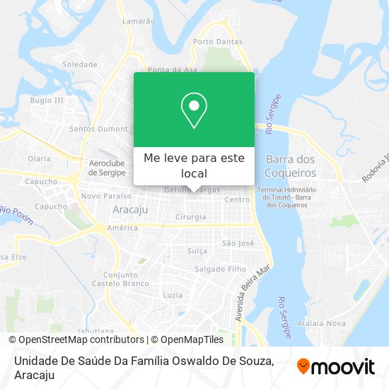 Unidade De Saúde Da Família Oswaldo De Souza mapa