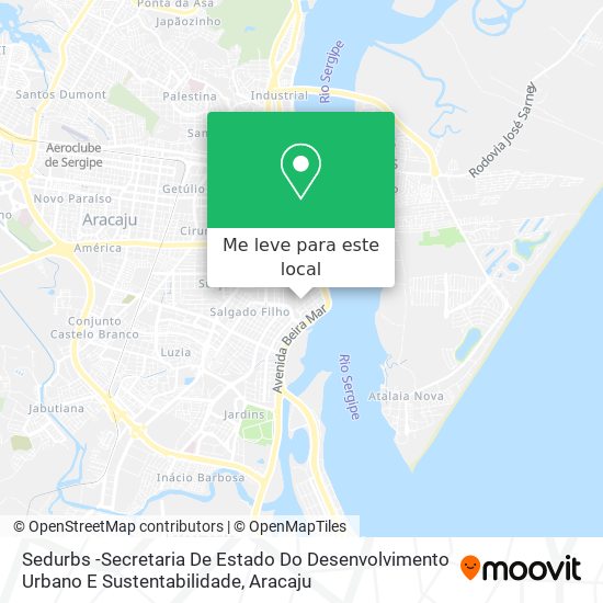 Sedurbs -Secretaria De Estado Do Desenvolvimento Urbano E Sustentabilidade mapa