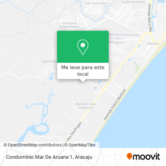 Condomínio Mar De Aruana 1 mapa