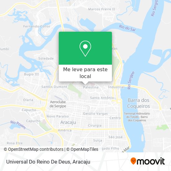 Universal Do Reino De Deus mapa