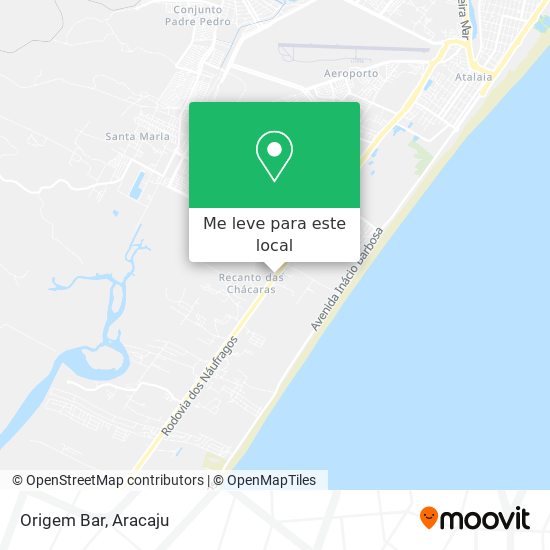 Origem Bar mapa