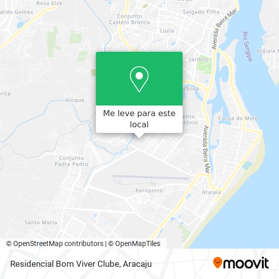 Residencial Bom Viver Clube mapa